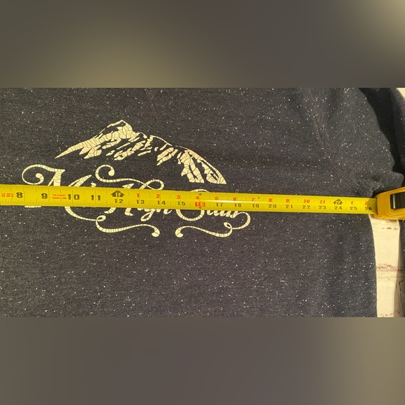 Lucky Brand Mile High Club Snow Heather Sweatshirt XXL Speckled Mountain Graphic - Picture 4 of 9